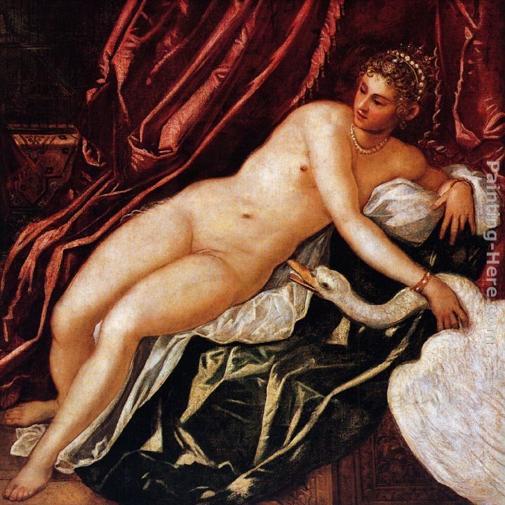 Jacopo Robusti Tintoretto Leda and the Swan